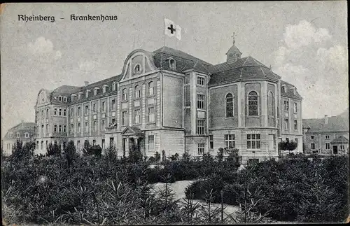 Ak Rheinberg am Niederrhein, Krankenhaus