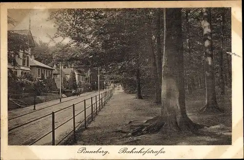 Ak Pinneberg in Schleswig Holstein, Bahnhofstraße