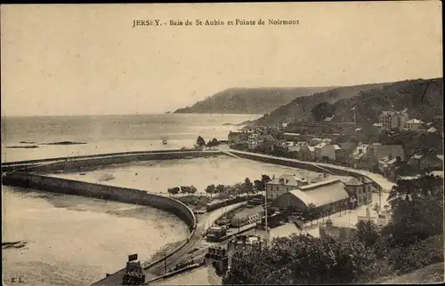 Ak Jersey Kanalinseln, Baie de St Aubin et Pointe de Noirment