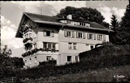 Ak Weiler Simmerberg im Allgäu, Kurhotel Rothachblick und Dependance Haus Sandbühl