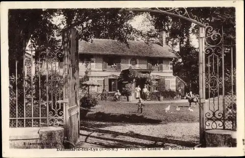 Ak Dammarie les Lys Seine et Marne, Pavillon de Chasse des Noctambules