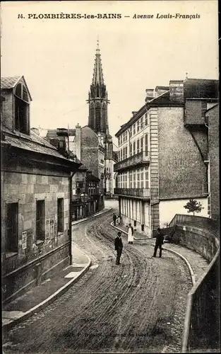 Ak Plombières les Bains Lothringen Vosges, Avenue Louis Francais