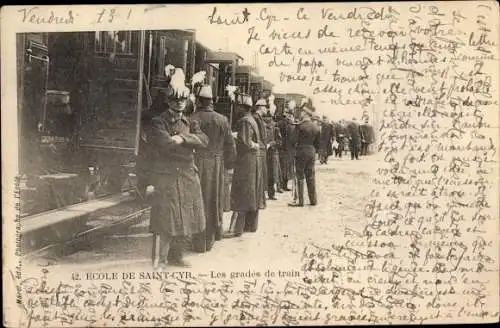 Ak Saint Cyr l'École Yvelines, Les grades de train