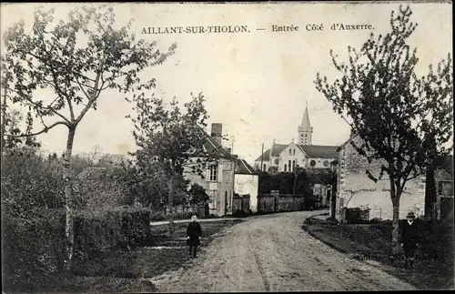 Ak Aillant sur Tholon Yonne, Entrée Cote d'Auxerre