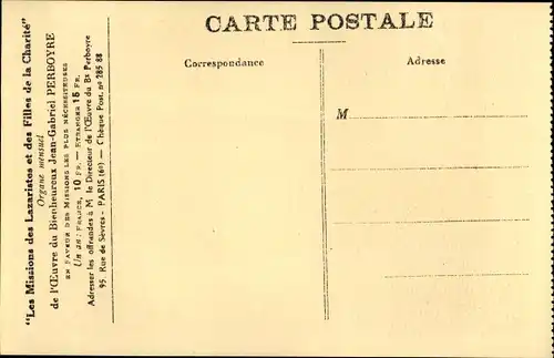 Ak Missions des Lazaristes, Religieuse catholique, Afrikanerin