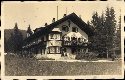 Ak Neuhaus Schliersee in Oberbayern, Haus Sorgenfrei