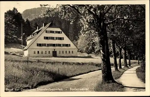 Ak Badenweiler am Schwarzwald, Haus der Deutschen Standesbeamten