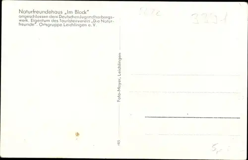 Ak Leichlingen im Rheinland, Naturfreundehaus Im Block