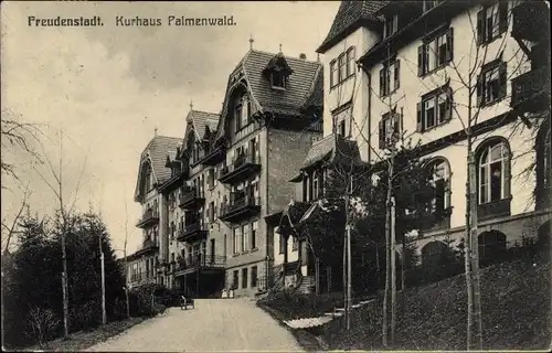 Ak Freudenstadt im Nordschwarzwald, Kurhaus Palmenwald