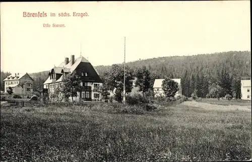 Ak Bärenfels Altenberg im Erzgebirge, Villa Sievert