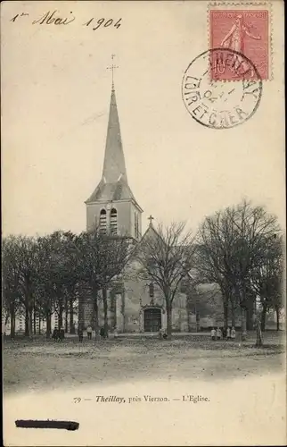 Ak Theillay Loir et Cher, L'Eglise
