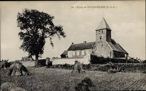 Ak Tacoignieres Yvelines, Eglise