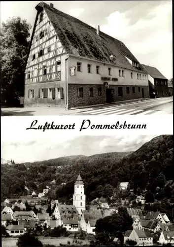 Ak Hohenstadt Pommelsbrunn Mittelfranken, Gasthof zum Stern, Ort, Kirche