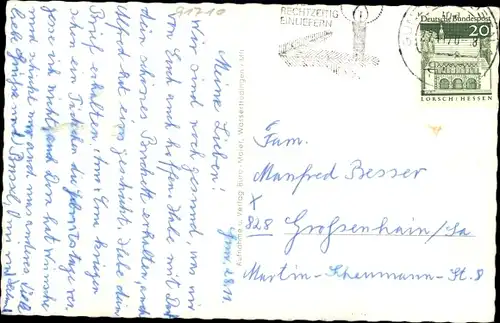 Ak Gunzenhausen im Fränkischen Seenland, Berufsschule