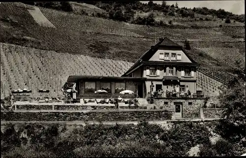 Ak Nassau im Rhein Lahn Kreis, Pension Winzerhaus Treis Cafe