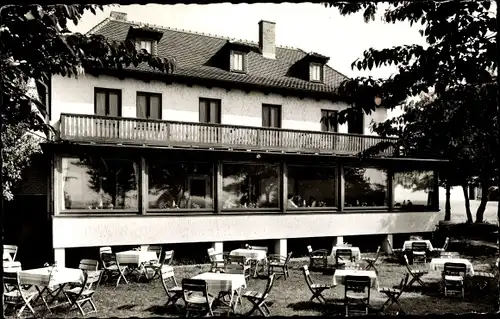 Ak Schwarzenborn Knüll Hessen, Bogler Haus, Cafe und Restaurant