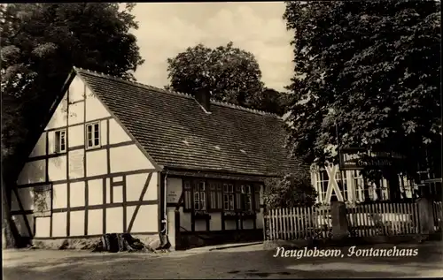 Ak Neuglobsow Stechlin Brandenburg, Fontanehaus