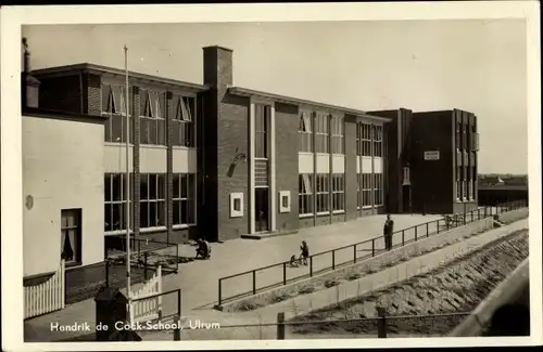 Ak Ulrum Groningen Niederlande, Hendrik de Cock School