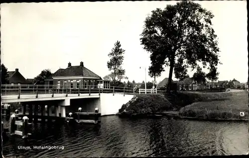 Ak Ulrum Groningen Niederlande, Hunsingobrug