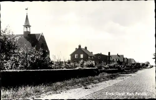 Ak Erica Emmen Drenthe Niederlande, Geref. Kerk Pandijk