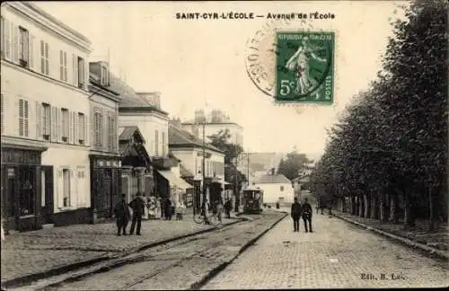 Ak Saint Cyr l'École Yvelines, Avenue de l'Ecole