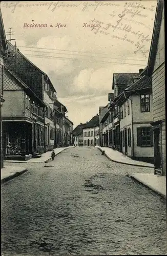 Ak Bockenem am Harz, Kurzestraße, Geschäft