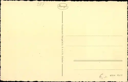 Ak Gdańsk Danzig, Panorama vom Bischofsberg gesehen