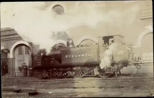 Ak Britische Eisenbahn, Lokomotive, Stockwell 18