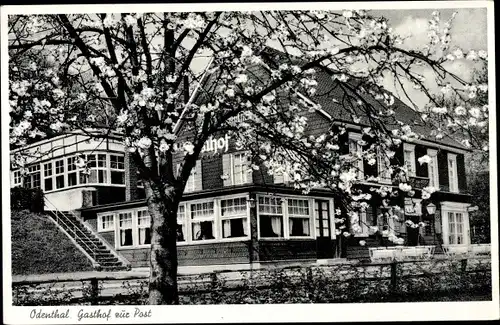 Ak Odenthal Rheinisch Bergischer Kreis, Hotel Gasthof zur Post, W. Schmass