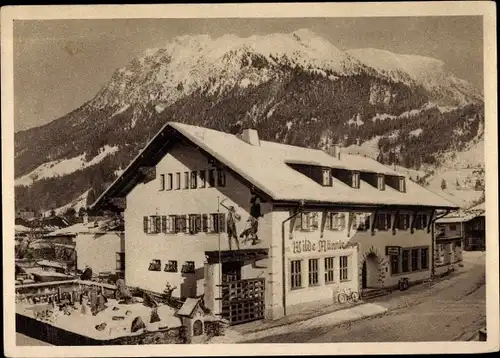 Ak Oberstdorf im Oberallgäu, Gasthaus zum Wilde Männle, Berg