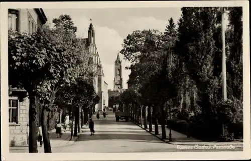 Ak Kamenz Sachsen, Poststraße