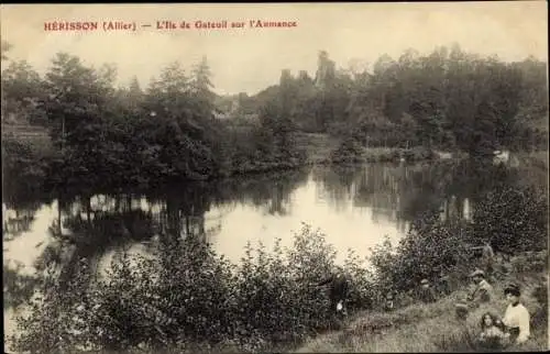 Ak Hérisson Allier, L´Ile de Gateuil sur l´Aumance