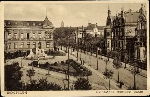 Ak Bochum im Ruhrgebiet, Kaiser Wilhelm Platz
