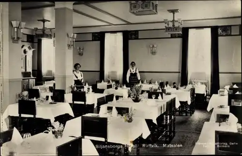 Ak Rättvik Schweden, Siljansborgs Hotell, Matsalen