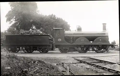 Ak Britische Eisenbahn, Dampflok, Tender 178
