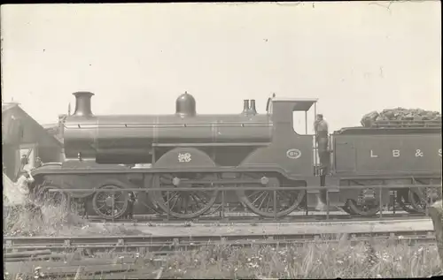 Ak Britische Eisenbahn, Dampflok, Tender 68, Old Marlborough, LB & SCR, Newhaven