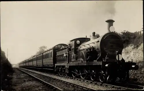 Ak Britische Eisenbahn, Dampflok, Tender 2355