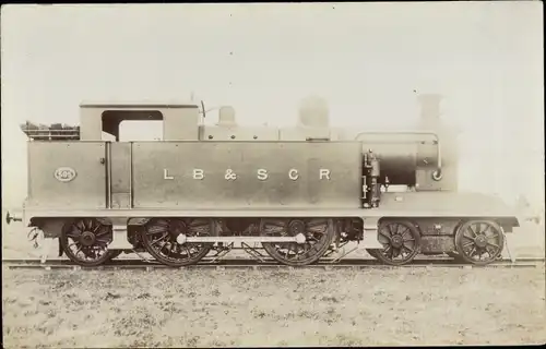 Ak Britische Eisenbahn, Dampflok, Tender 595, LB & SCR