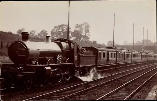 Ak Britische Eisenbahn, Dampflok, Tender 4026 King Richard, Up South Wales Express