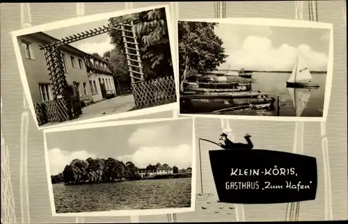 Ak Klein Köris Groß Köris im Kreis Dahme Spreewald, Gasthaus zum Hafen