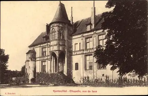 Ak Nantouillet Seine et Marne, Chapelle, vue de face