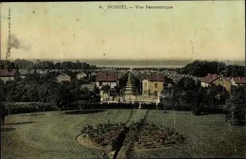 Ak Noisiel Seine-et-Marne, Vue Panoramique