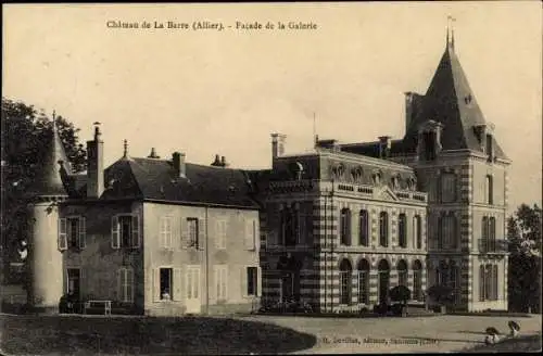 Ak La Barre, Allier, Facade de la Galerie