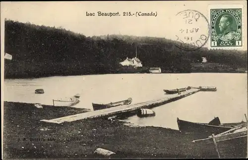 Ak Lac Beauport Quebec Kanada, Bootsanlegestelle