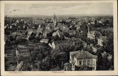 Ak Gütersloh in Westfalen, Panorama