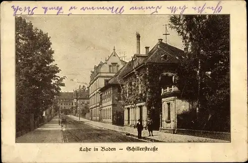 Ak Lahr im Schwarzwald, Schillerstraße