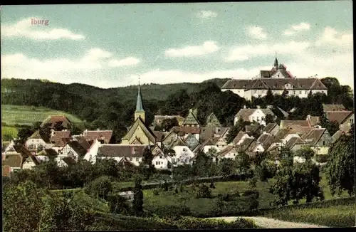 Ak Bad Iburg am Teutoburger Wald, Gesamtansicht