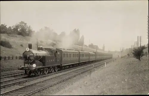 Foto Ak Britische Eisenbahn, Dampflok, Tender 817