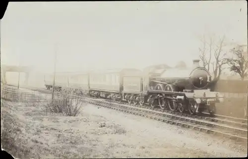Ak Britische Eisenbahn, Dampflok, Tender 1087, Up Express near Northword