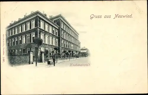 Ak Neuwied in Rheinland Pfalz, Knabenanstalt, Stengel